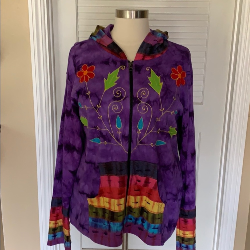 New Rising International front zip Sweatshirt